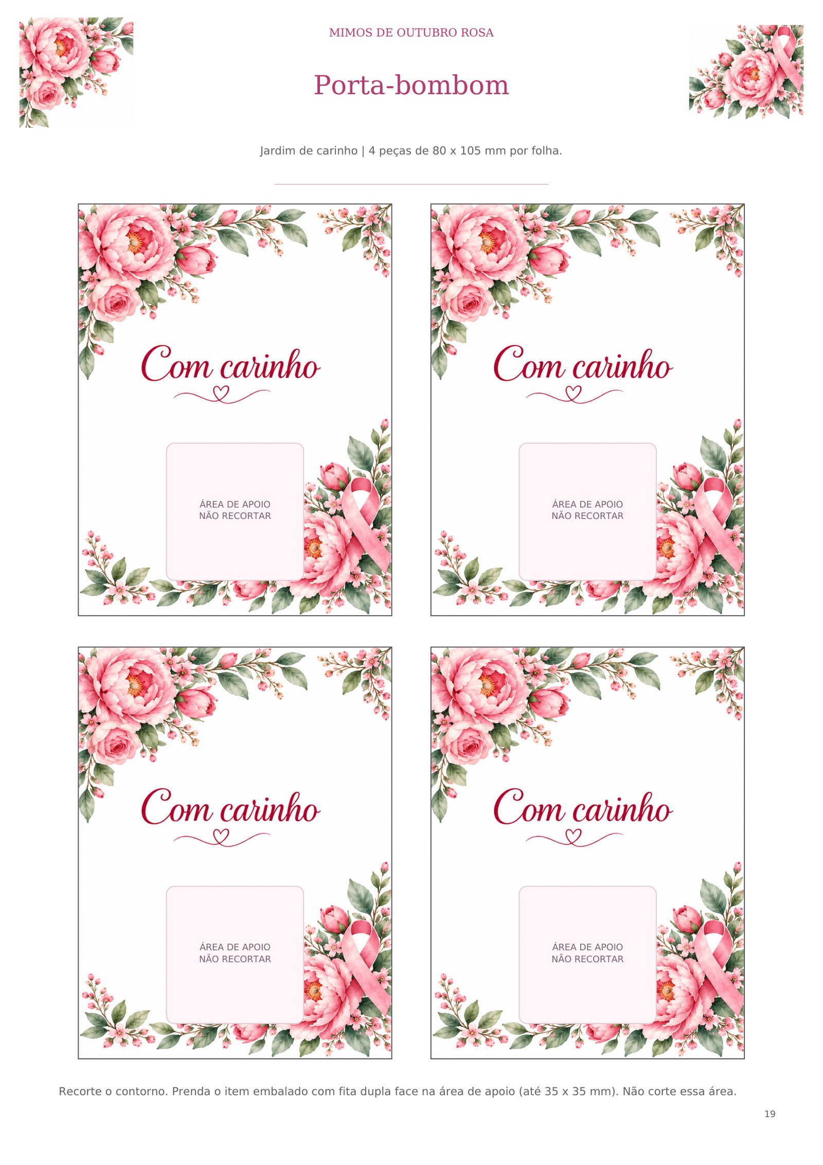Suportes para bombons